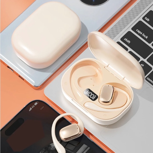 Smartech Gadgets Over-Ear Bluetooth Earbuds In Gold. New - Picture 6 of 6